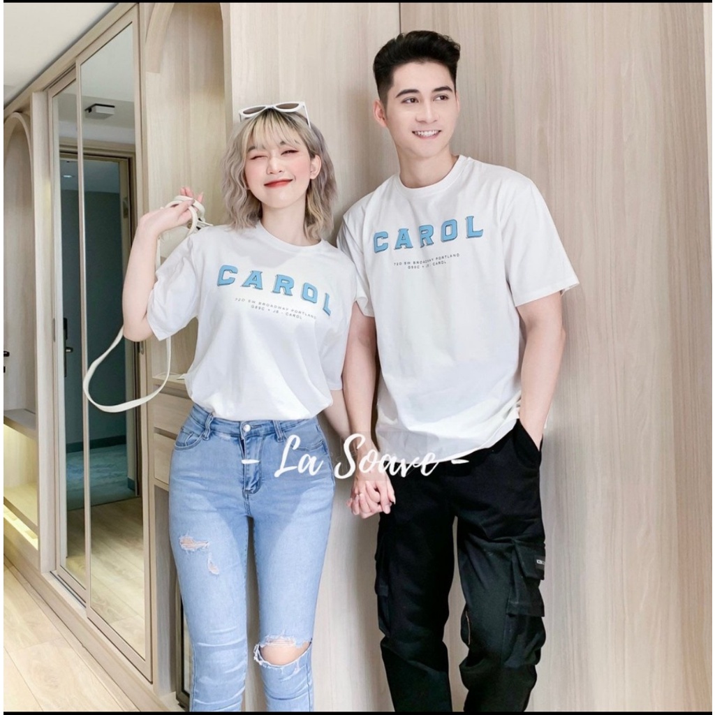 áo đôi nam nữ tình yêu phong cách hàn quốc chất cotton mịn đẹp [GIÁ 1 ÁO}
