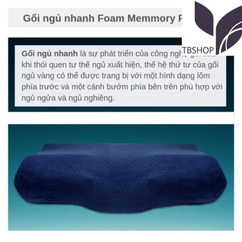 ✈️[Freeship] Gối ngủ nhanh Foam Memory FM501 [Chất liệu cao su non cao cấp]