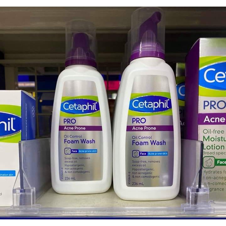 Cetaphil Pro Acne Prone Oil Control 236ml- Sữa Rửa Mặt dành cho da mụn và dầu