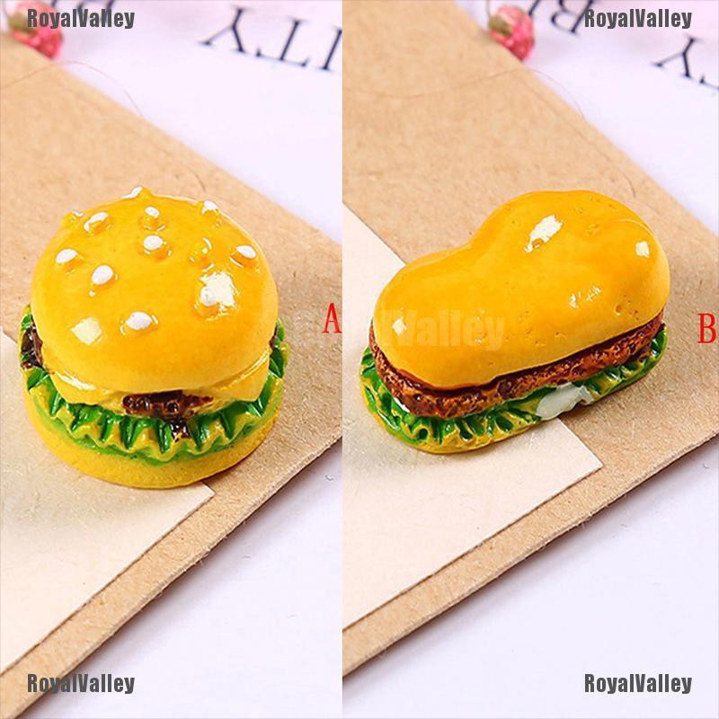 Set 5 Bánh Hamburger Đồ Chơi Mini Cho Nhà Búp Bê