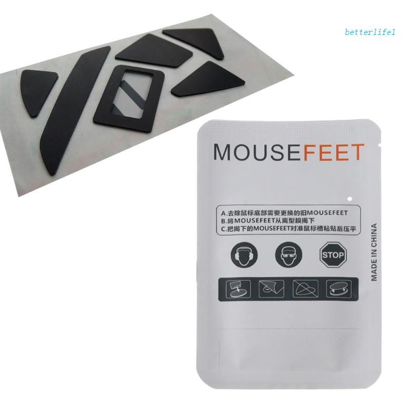 BTM 1 set/pack Mouse Skates Curve Edge Mouse Feet For Razer Basilisk Ultimate Mouse Glides Feet Pad