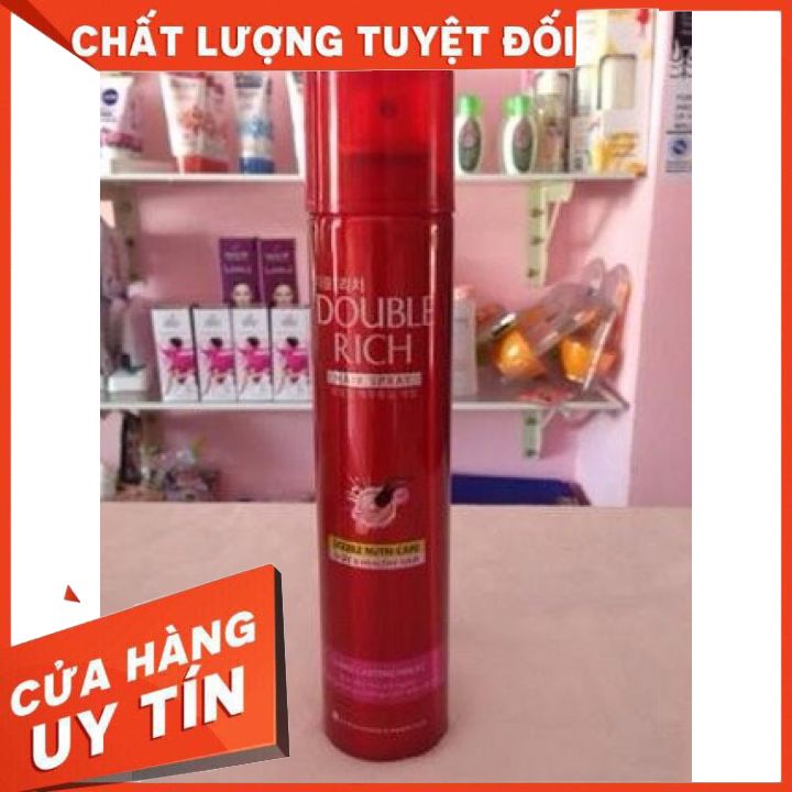 Keo Xịt Tóc Double Rich170ml (chai màu đỏ) tạo nếp tóc tạo kiểu ốn-giữ nếp lâu -mùi thơm dễ chịu -dành cho cả nam và nữ