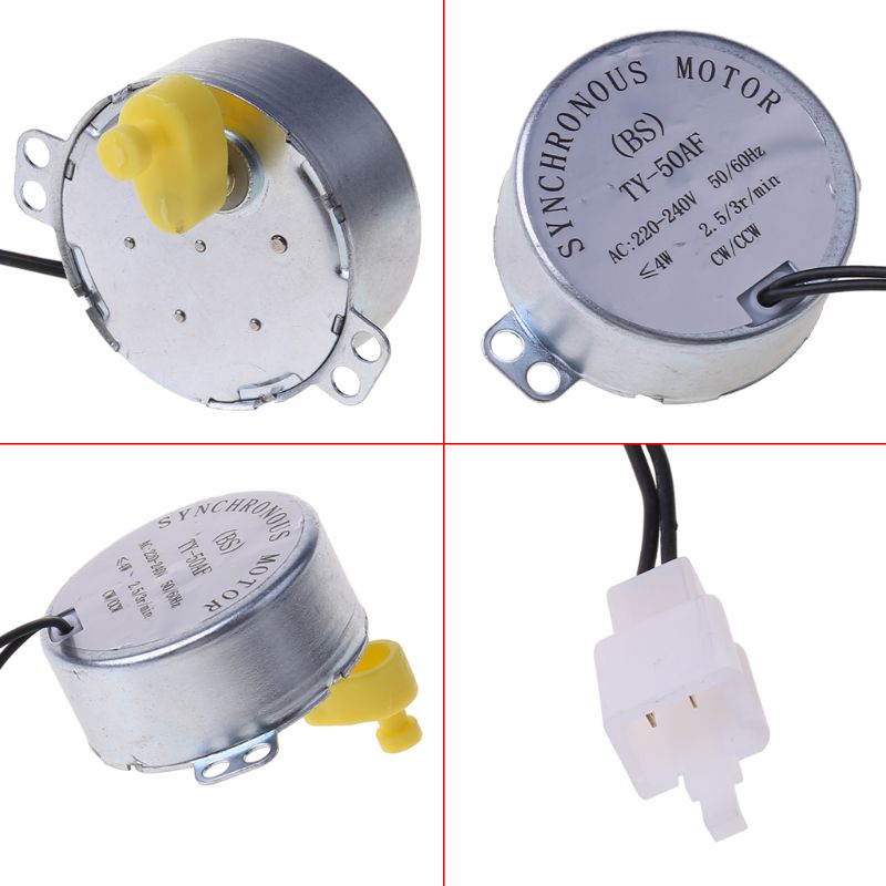 Động Cơ Xoay 220V AC Cho Máy Ấp Trứng Gà