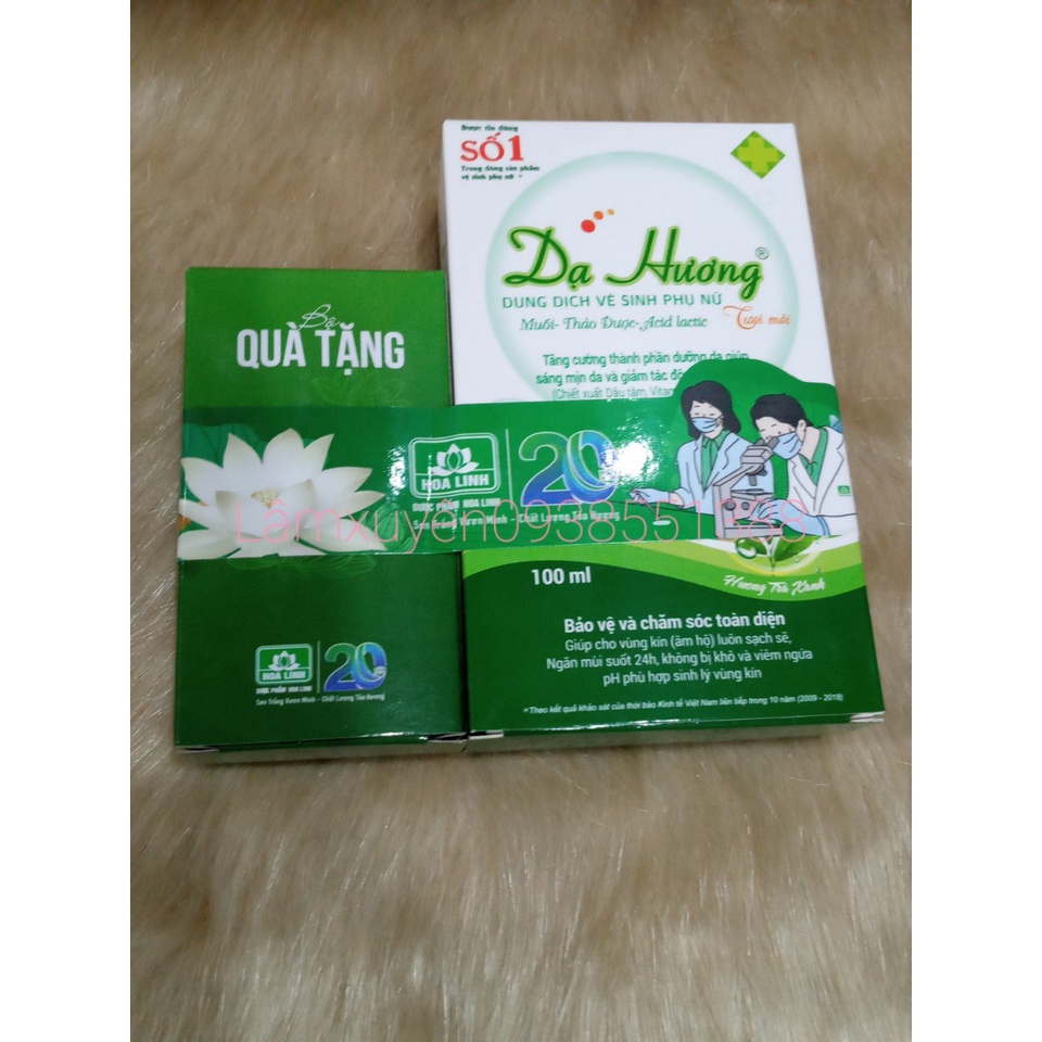 Dung dịch về sinh phụ nữ Dạ Hương kèm ( quà tặng) Chính Hãng Siêu thơm mát an toàn giúp thêm tự tin thoải mái FREESHIP