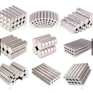 Nam châm viên đất hiếm phi 8x2mm, 8x3mm, 8x4mm, 8x5mm, 8x8mm, nam châm trắng