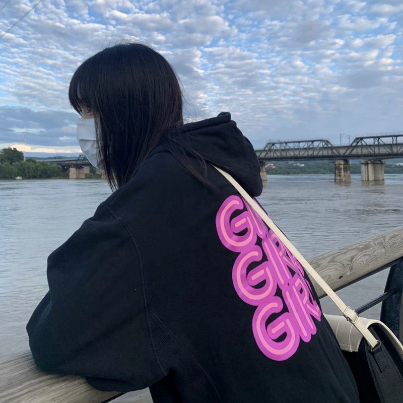 NRVP Áo Hoodie Dáng Rộng Thời Trang Hàn Quốc 2022 Dành Cho Nữ