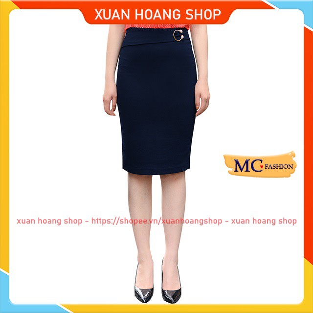 Chân Váy Dài Dáng Công Sở Bút Chì, Lưng Cao Mc Fashion, Size Đủ Ngắn, Vải Co Giãn, Đen, Xanh Tím Than Cv0371