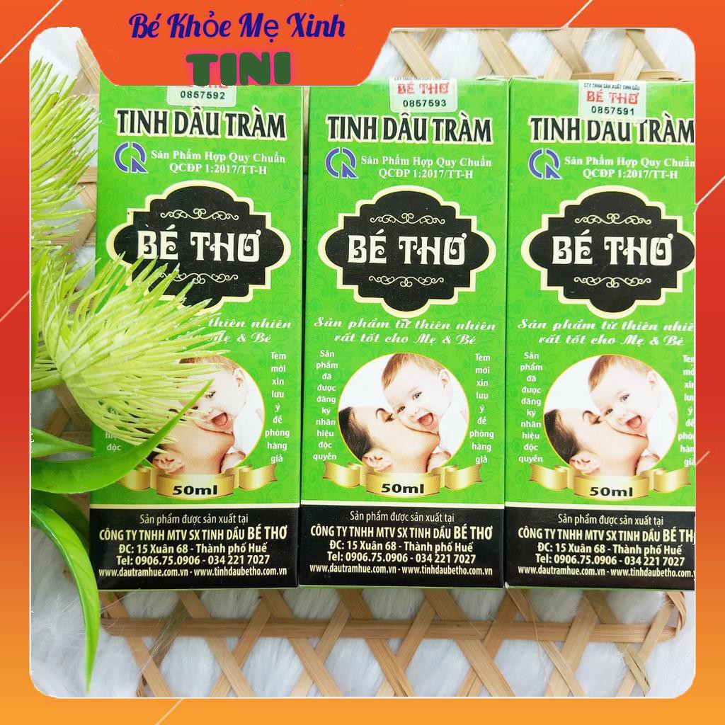 Tinh dầu tràm Bé Thơ hàng chính hãng chai 50ml