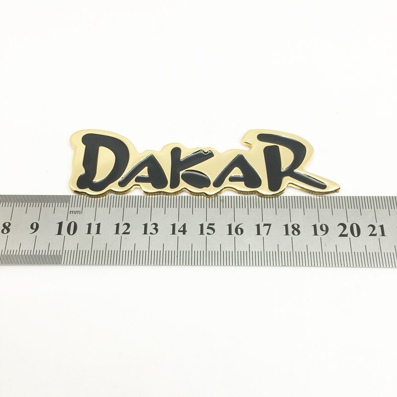 Kiểu dáng xe hơi ✷ ❈ nhãn dán kim loại cho logo Dakar Huy hiệu biểu tượng cốp sau Ốp lưng xe máy tự động Decal cho SUV Pickup 4X4 cho Jeep
