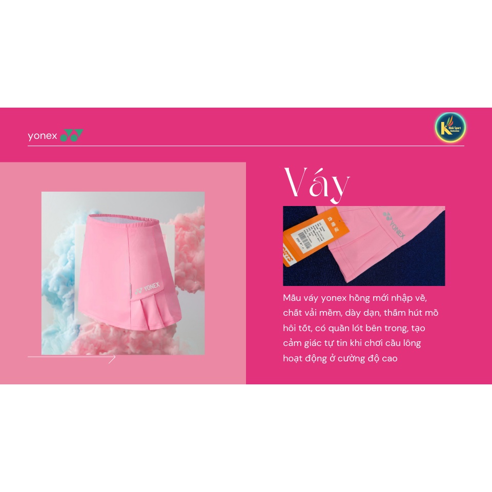 Váy cầu lông Yonex nữ nhập Trung