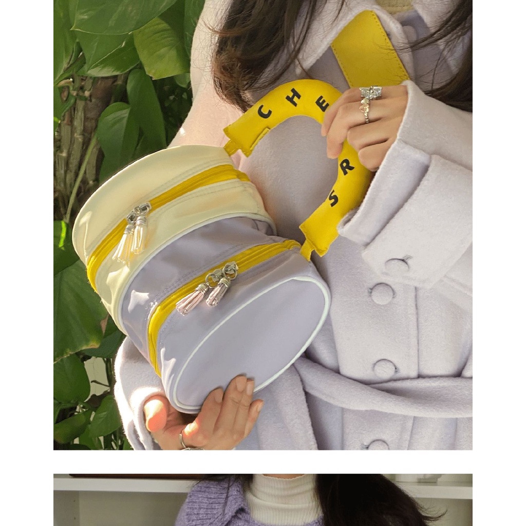 Túi Đựng Mỹ Phẩm Hai Lớp Chống Thấm Nước Sức Chứa Lớn Tiện Lợi Dễ Sử Dụng Dành Cho Nữ