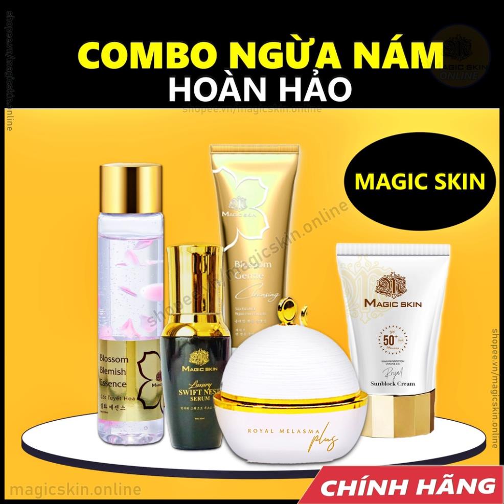 Bộ mỹ phẩm Magic Skin NGỪA NÁM HOÀN HẢO chính hãng - Kem ngừa nám tàn nhang