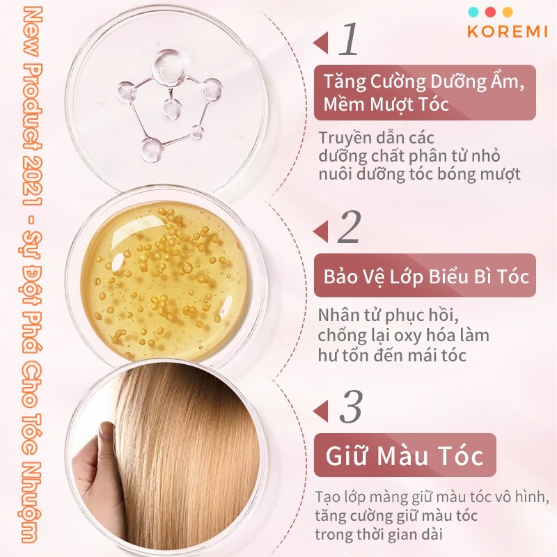 [MAYSAHA30 giảm 30k + Nhận 4 Quà Tặng ~ 80K] Essence AHA Dream Trend Dưỡng Tóc Nhuộm, Quyến Rũ sau 3s. KOREMI Phân Phối