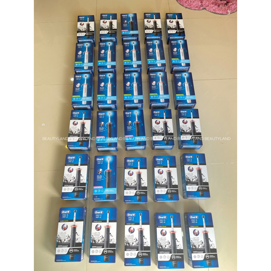 BÀN CHẢI ĐIỆN ORAL B PRO 1 700 / PRO 2 2000 / PRO 3 3000 - HÀNG ĐỨC