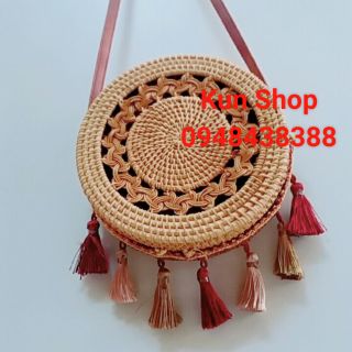 Túi mây tua rua size 20cm