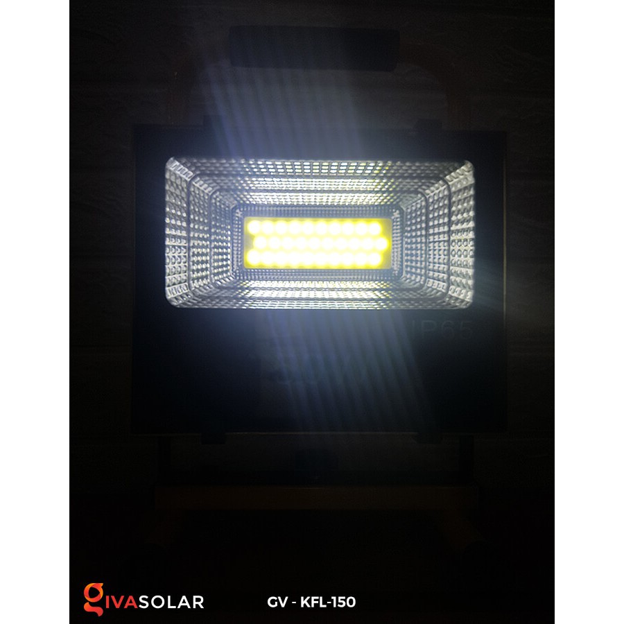 Đèn pha led cho công trinh, picnic, du lịch, leo núi, cắm trại GIVASOLAR GV-KFL-150 50W 100W