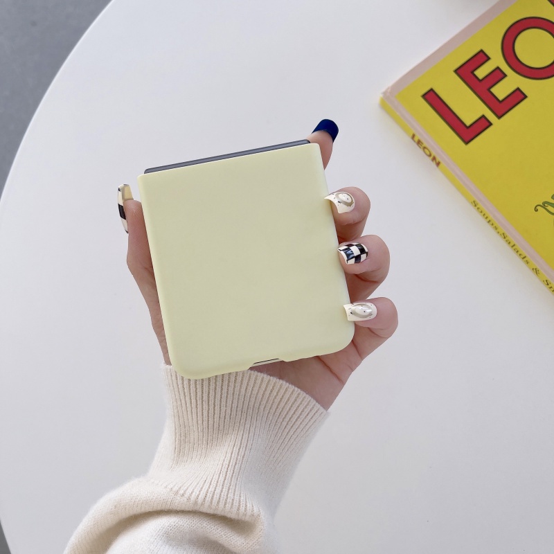 Ốp Điện Thoại Chống Rơi Màu Macaron Cho Samsung Galaxy Z Flip 3