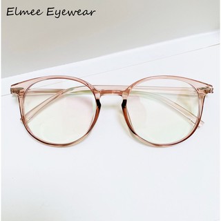 [MUA KÍNH TẶNG KÈM PHỤ KIỆN] Gọng Kính Cận Mắt Tròn Cao Cấp Elmee 215 Trẻ Trung Cá Tính - Kính Mắt Nam Nữ