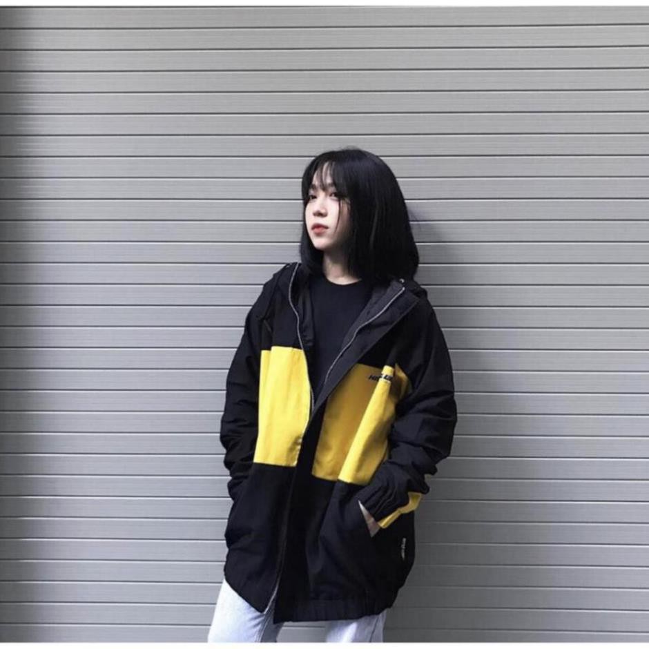 Áo khoác JACKET KAKI HIGH.CLUB. VÀNG ĐEN YB UNISEX
