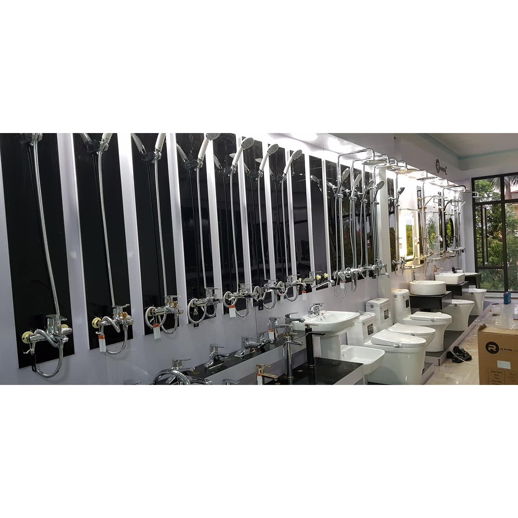 Bộ sen cây cao cấp, bộ sen cây  tắm đứng đồng mạ crom nước khỏe dễ chỉnh, dày dặn, sang trọng DP09