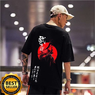 [HOT]Áo thun Samurai phong cách tay lỡ form rộng