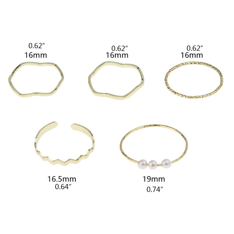 5 Nhẫn đeo khớp ngón tay phong cách Boho dành cho nữ