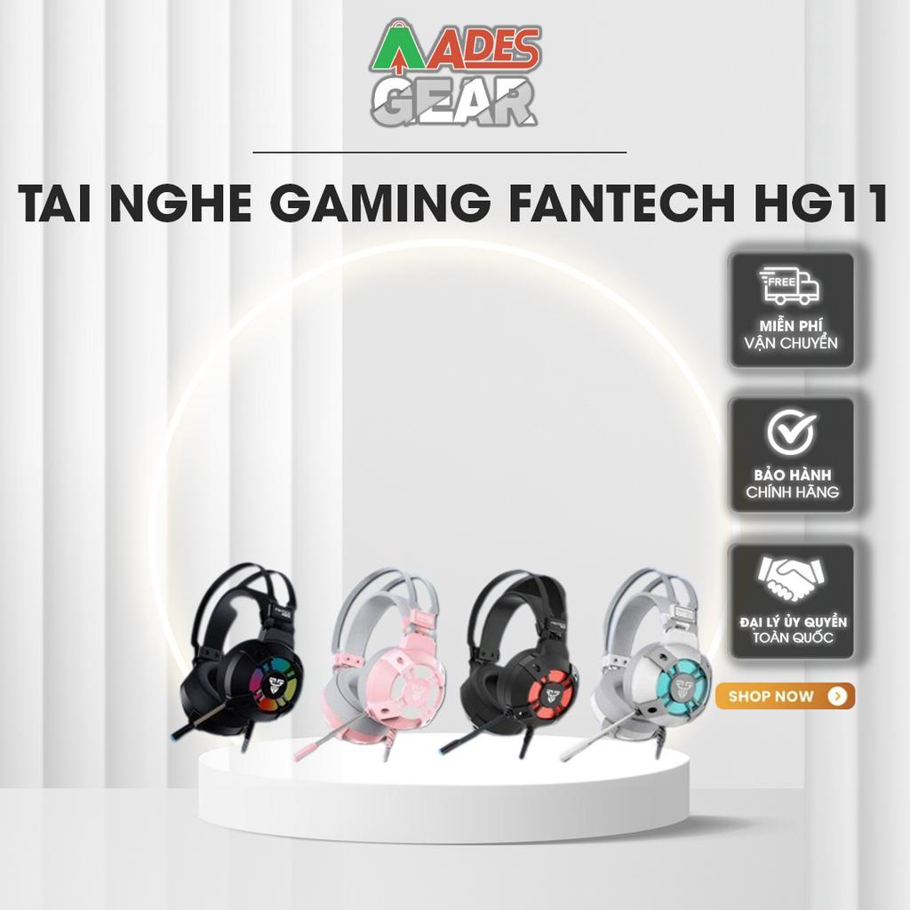 [HÀNG CHÍNH HÃNG] ✔️ Tai Nghe Gaming 7.1 FANTECH HG11 CAPTAIN LED RGB ✔️ Mic Chống Ồn ✔️ BẢO HÀNH 12 THÁNG
