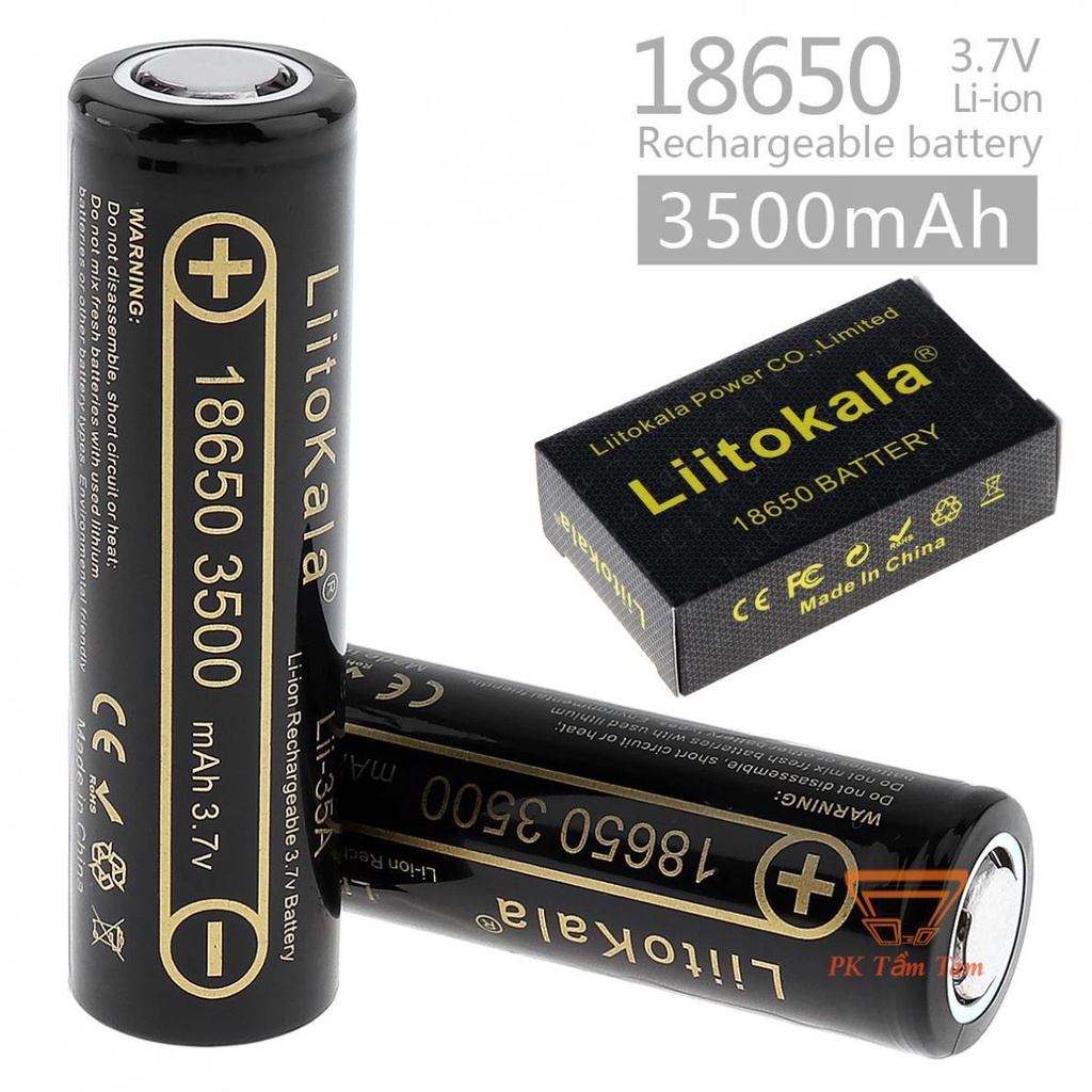 Pin Sạc 18650 LiitoKala lii-35A 3500mAh