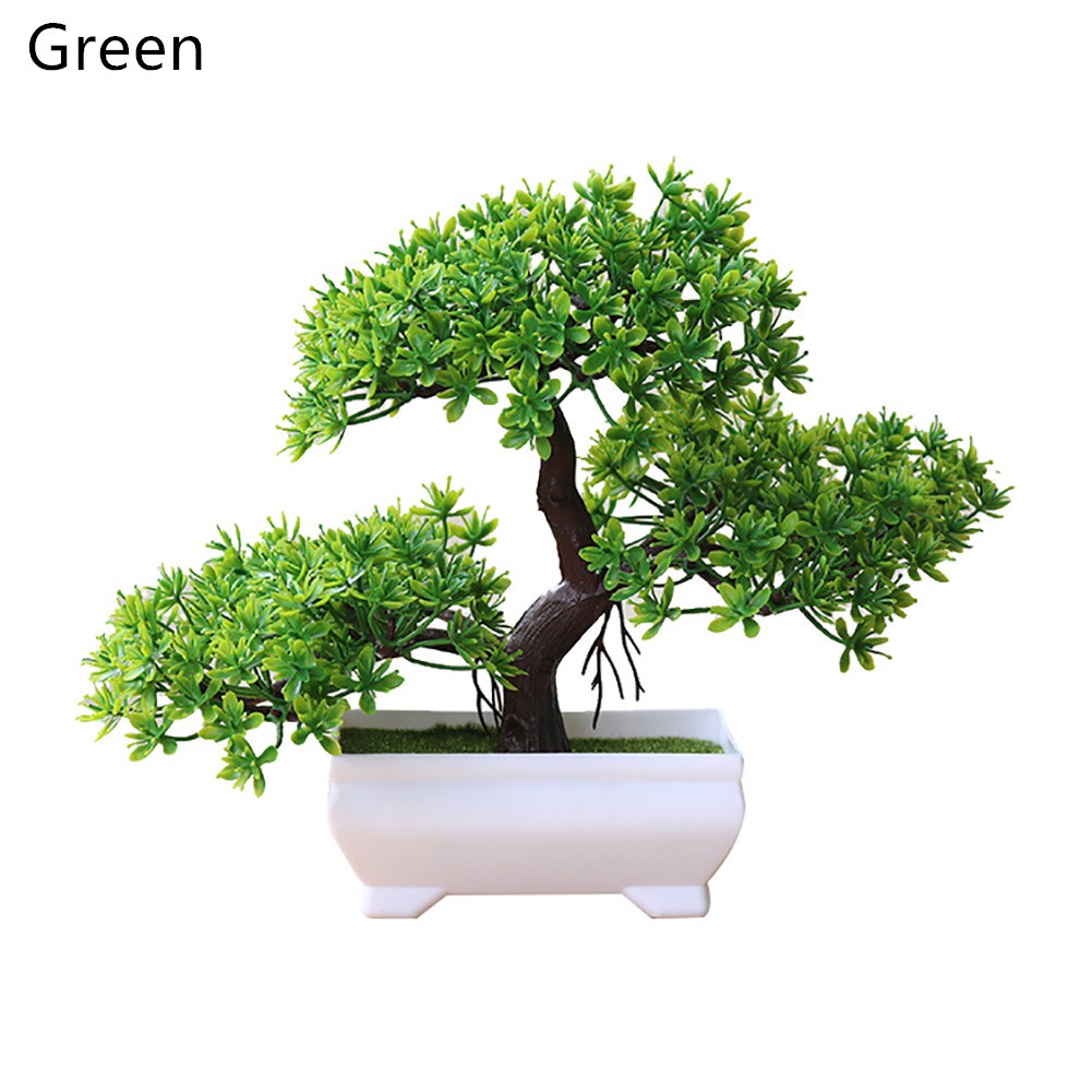 Chậu Cây Bonsai Giả Trang Trí Nhà Cửa