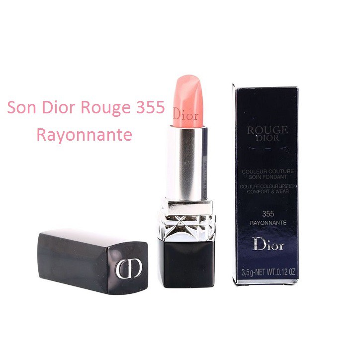 Son Dior Rouge 355 Màu cam đào Rayonnante