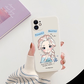 Ốp Điện Thoại Mềm Hình Bạch Tuyết Và Elsa Cho iPhone 11 12 13 Pro Max 12 13 Mini 6 6S 7 8 plus SE(2020) X/XS Max XR