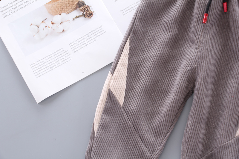 Thời trang Hàn Quốc Boy Cotton Cotton Loose Quần bó sát Một mảnh Quần áo trẻ em trong 0-5 tuổi