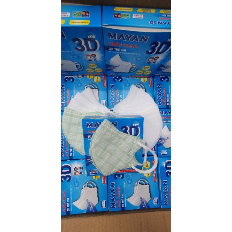 Khẩu trang Mayan 3D Mask trẻ em hộp 10 cái | BigBuy360 - bigbuy360.vn