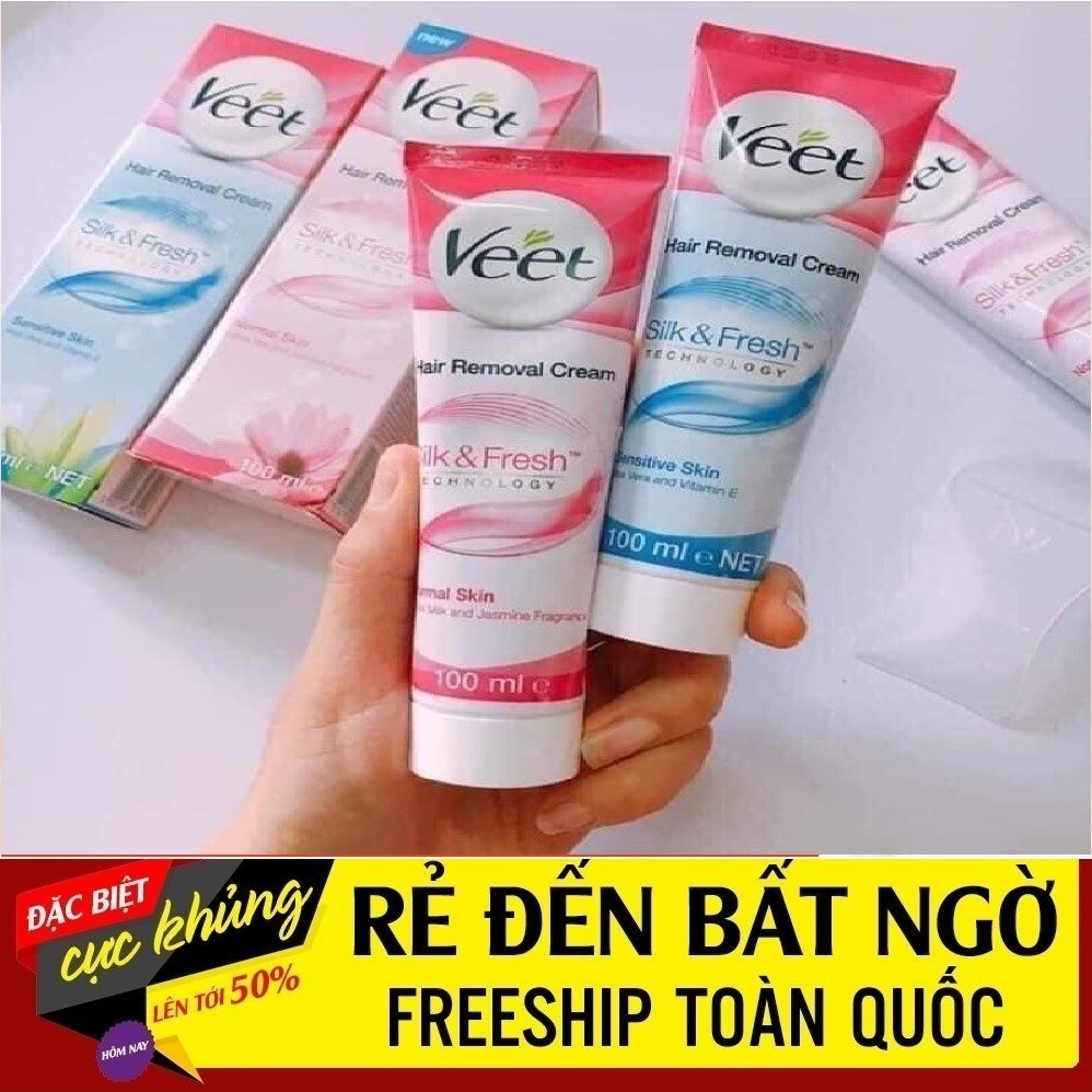 Kem Tẩy Lông Veet Pháp 100ml Lớn