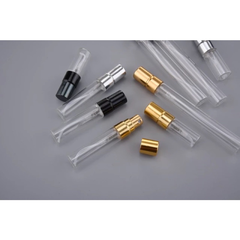 Lọ Chai thủy tinh 10ml chiết nước hoa - Chai xịt sương trong suốt Đựng dầu thơm Chiết Mỹ phẩm