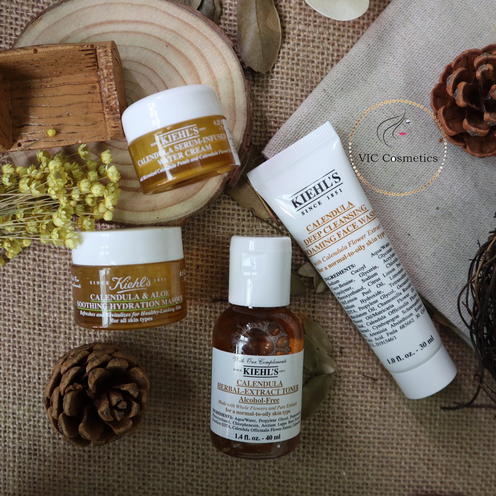 Set dưỡng da hoa cúc Kiehl's dịu nhẹ dành cho da dầu, mụn và da nhạy cảm 4 món | BigBuy360 - bigbuy360.vn