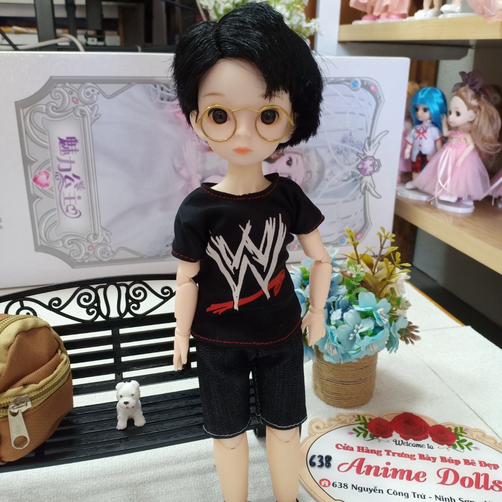 Búp Bê Nam Cao 30cm Cơ Thể Mập Mạp Kèm Đồ Và Phụ Kiện Cute giá tốt