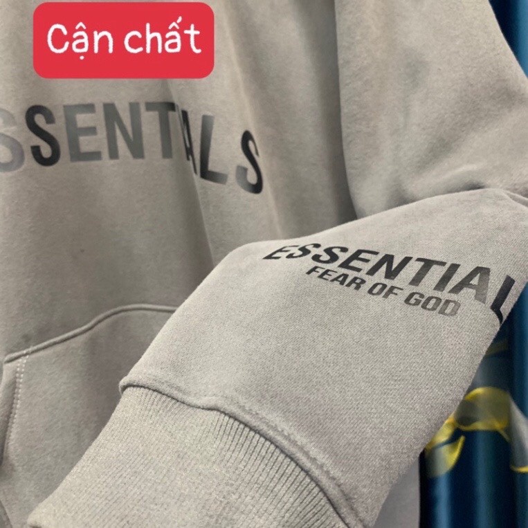 Áo Hoodie ESSENTIALS Đủ  Màu, Chất Nỉ Bông Dày Dặn Unisex