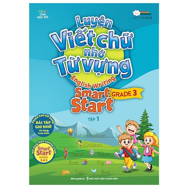 Sách - Bộ Sách Luyện Viết Chữ Nhớ Từ Vựng - English Writing Smart Start Lớp 3 (Bộ 2 Cuốn)