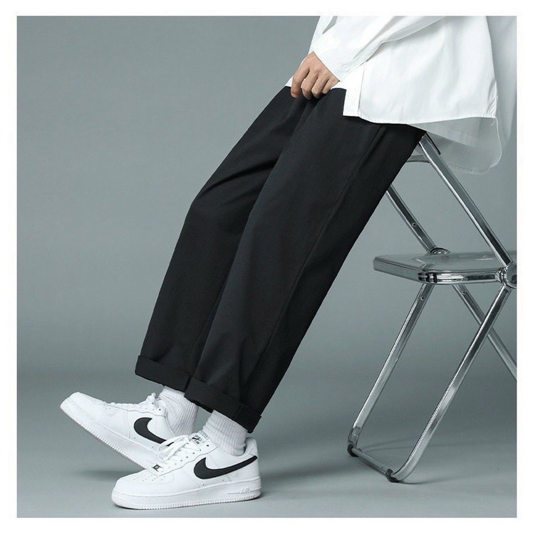 Quần Nam Ống Suông Form Rộng Chất Kaki Mềm Mát Mặc Thoải Mái NEW UNISEX