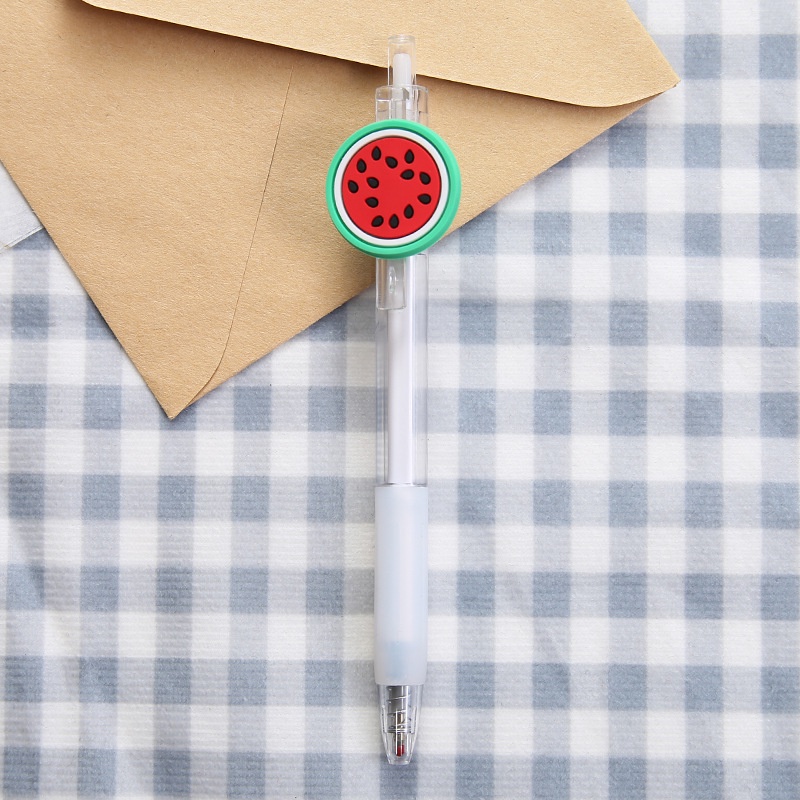 Set 5 Bút Mực Gel Ngòi 0.5mm In Họa Tiết Hoạt Hình Dễ Thương Cho Học Sinh / Văn Phòng