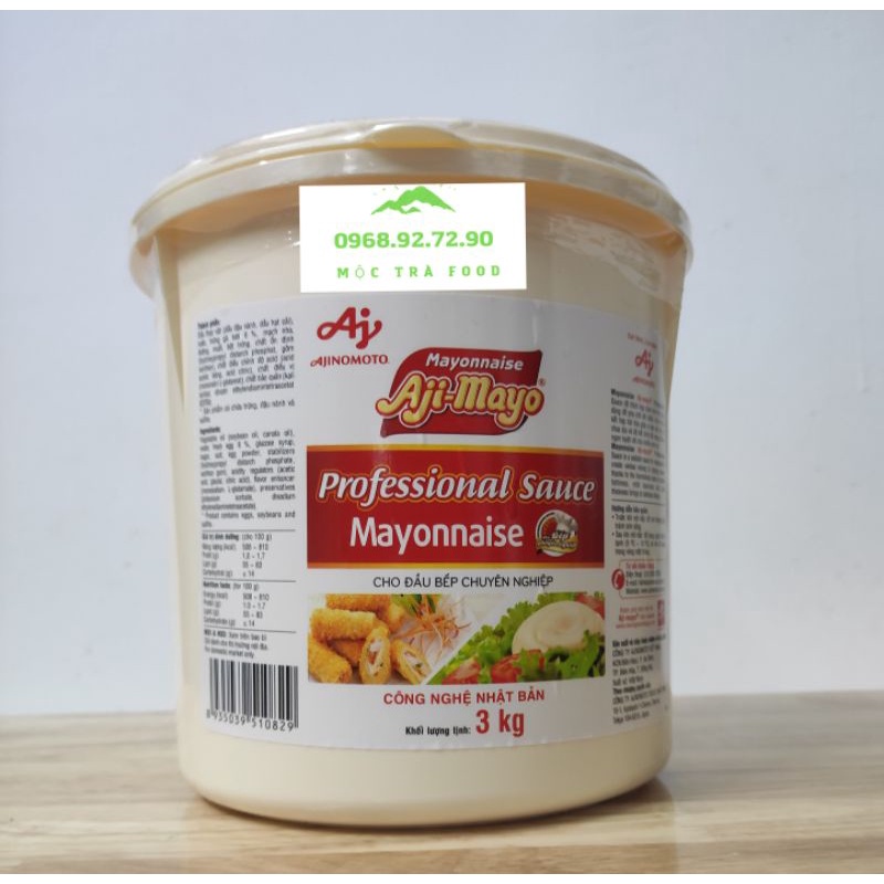 Xốt Mayonnaise hộp 3KG MỘC TRÀ FOOD