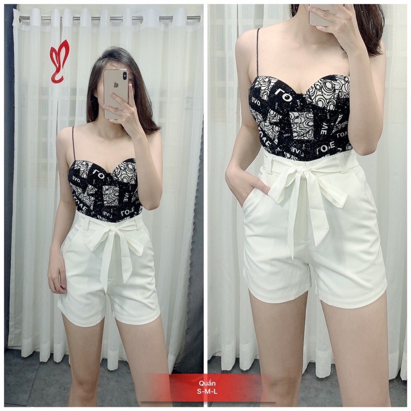 🌹Quần short cột nơ