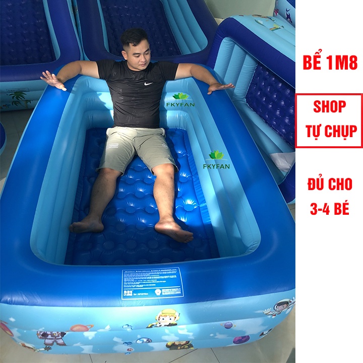 Bể Bơi,Phao Bơi 3 Tầng Cỡ Lớn Cho Bé