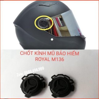 [1 năm bảo hành] Chốt kính thay thế mũ fullface AGU + M136