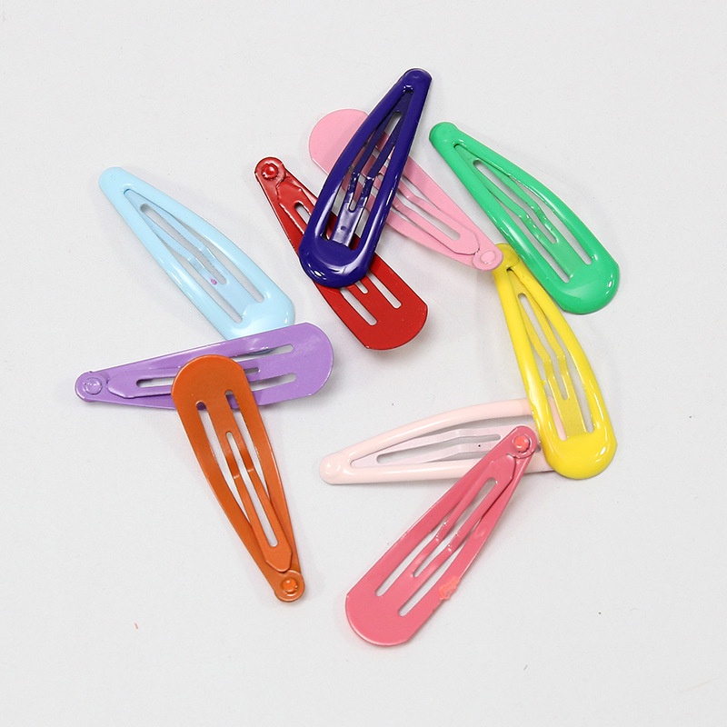 Set 10 Kẹp Tóc Màu Sắc Ngọt Ngào Dễ Thương Cho Bé Gái