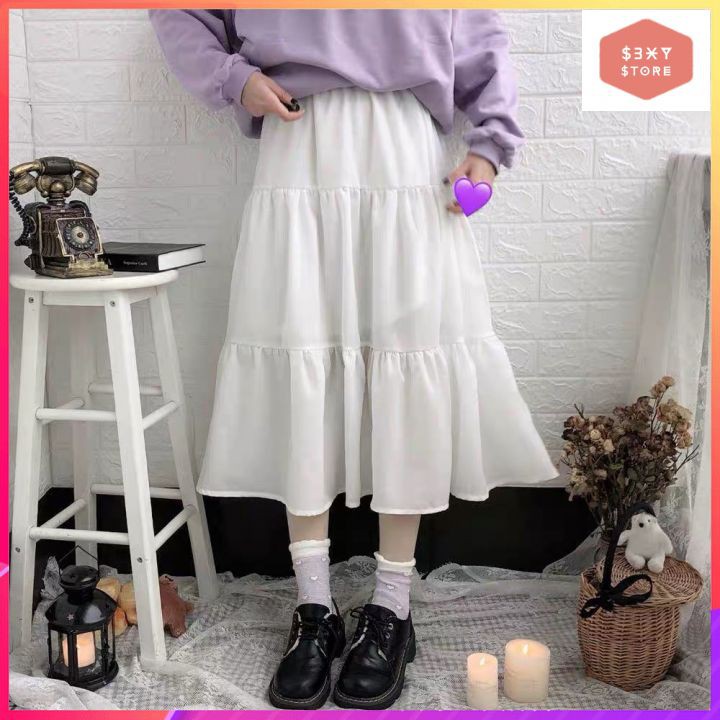 Chân Váy Dài, Váy Dài Vintage Thời Trang Phong Cách S3XY