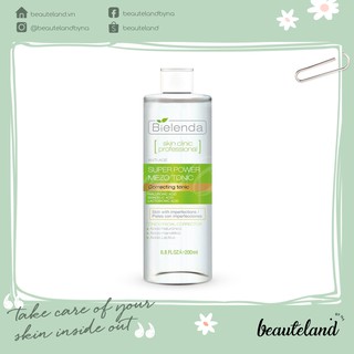 Toner sáng da, mờ thâm Bielenda Super Power Mezo Tonic 200ml