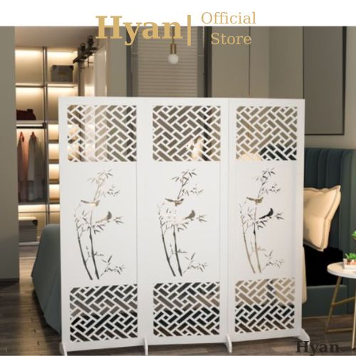 Bình phong cây trúc thanh lịch Vách ngăn phong thuỷ di động phòng khách nhà hàng spa sang trọng 481(CHỈ SHIP TỪ 2 TẤM)