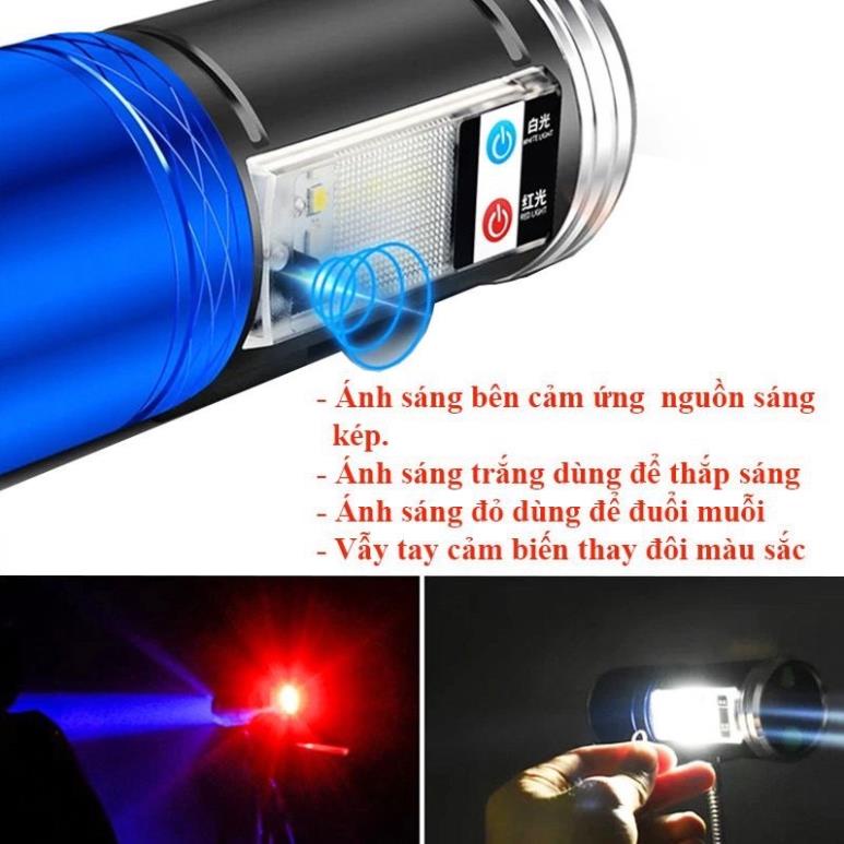 Đèn soi phao câu đài cảm ứng hàng loại 1 chuyên dùng câu cá ban đêm y hình